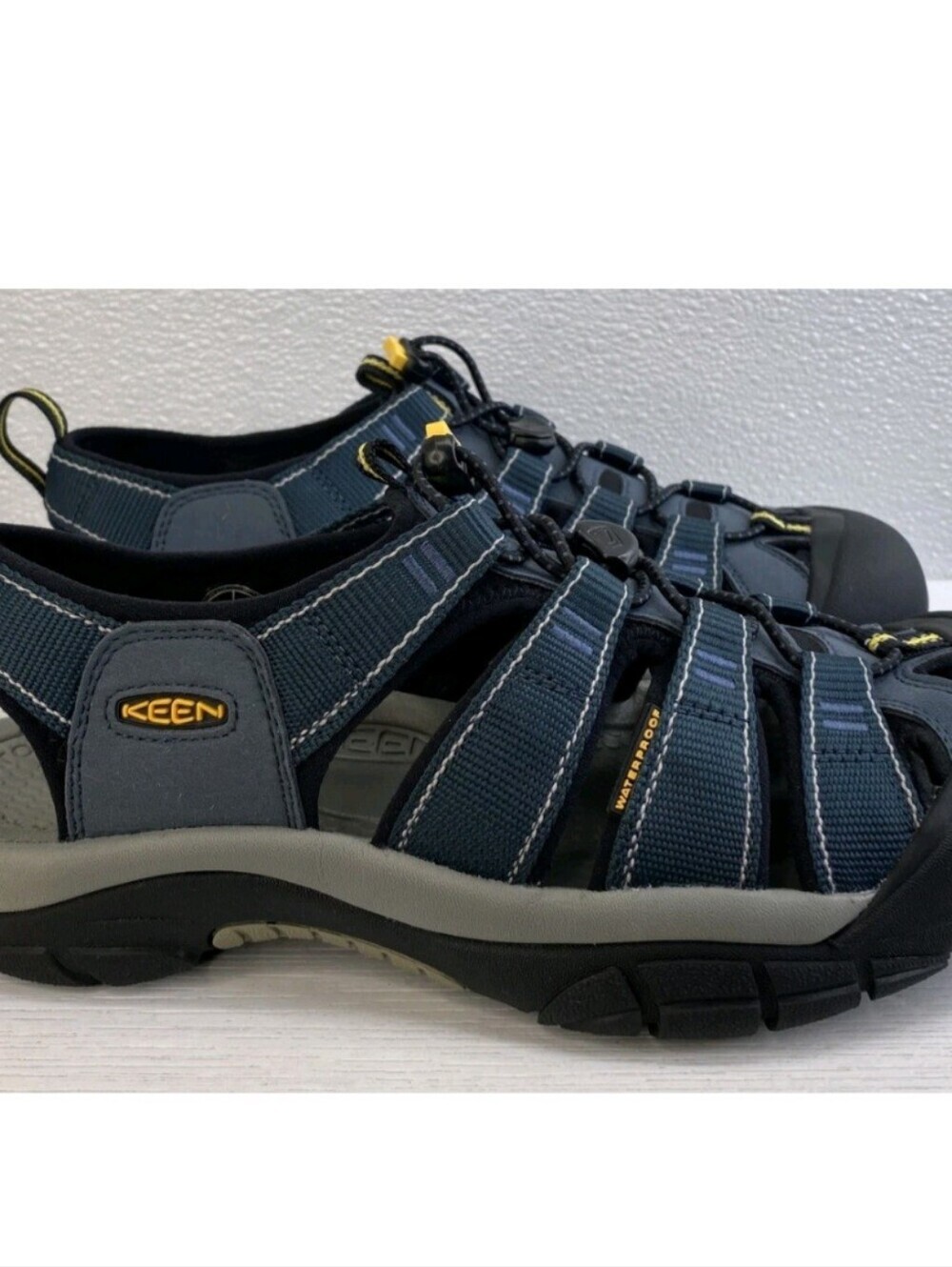 KEEN Newport H2 Men's Hiking Water Sandals Navy/Medium Gray Size 9.5 Wide NWOB - Picture 2 of 9